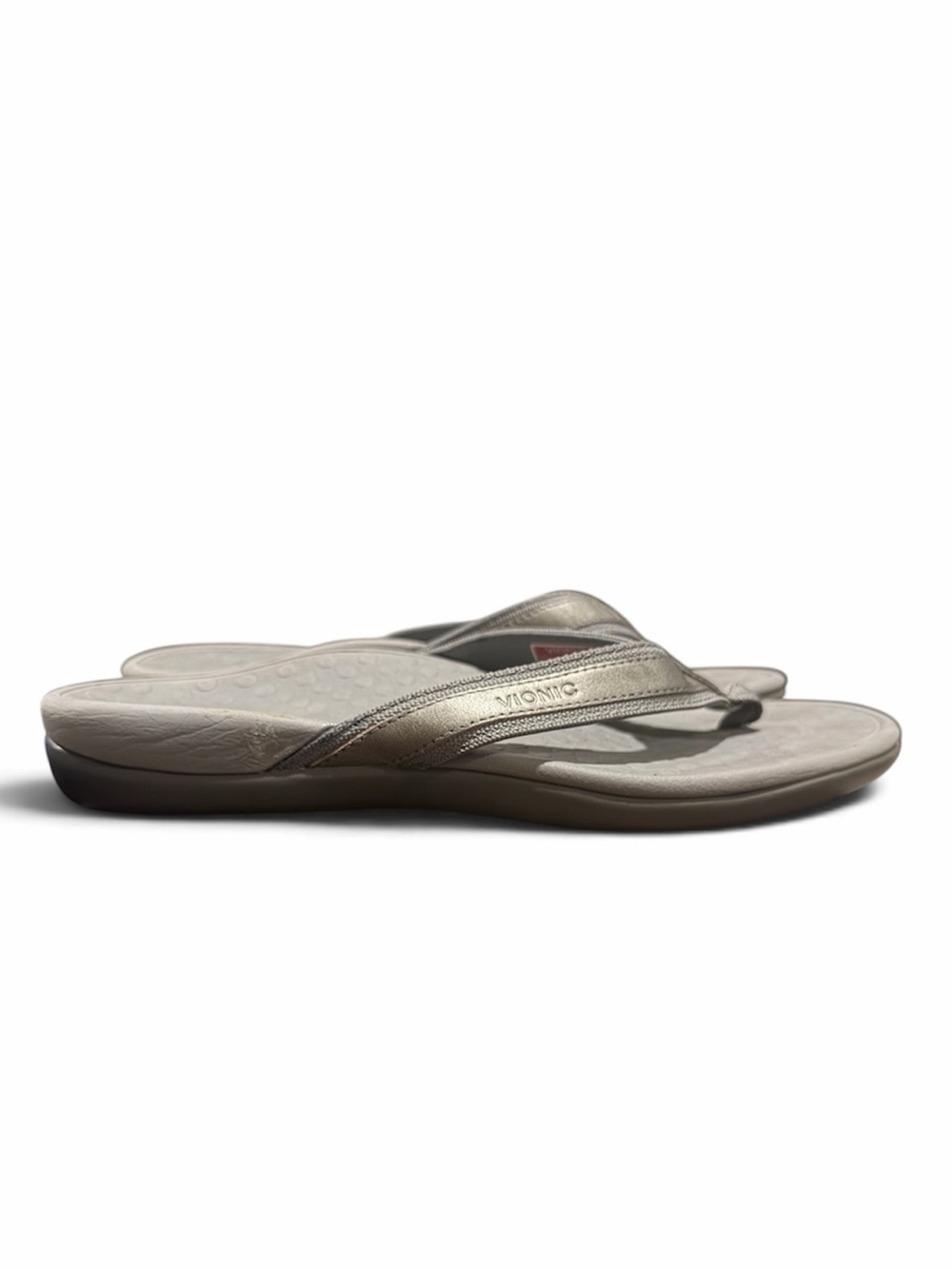 Womens Vionic Tide II Toe Post Sandal in Pewter Size 8 - Picture 3 of 6